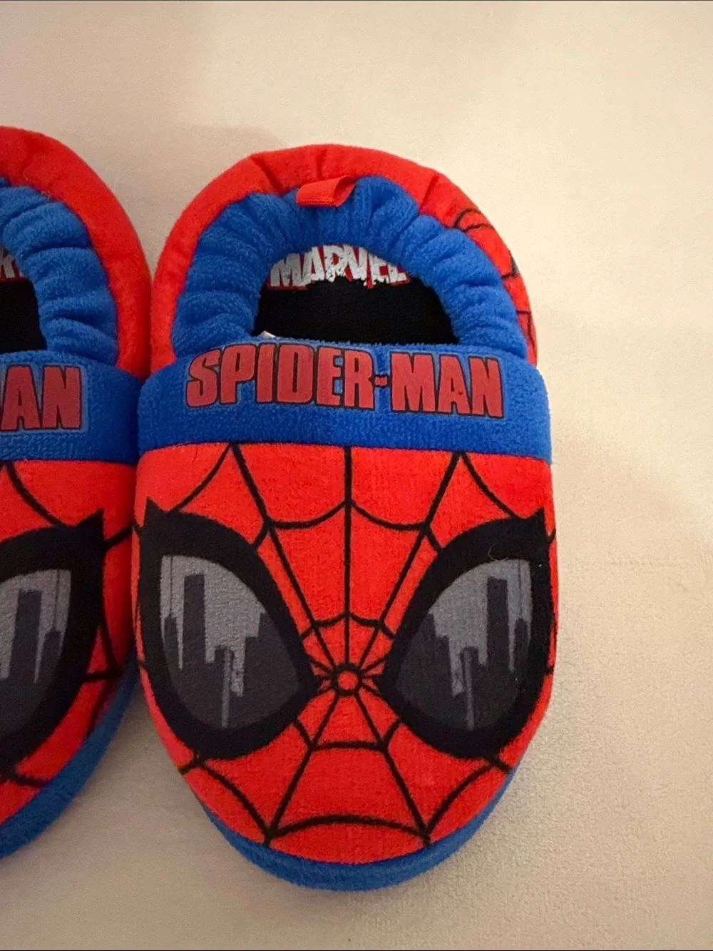 Marvel Spider-Man Red & Blue Kids House Slippers - BK120